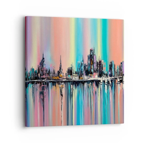 Tablou pe pânză - Strălucește cu lumina nopții - 30x30 cm