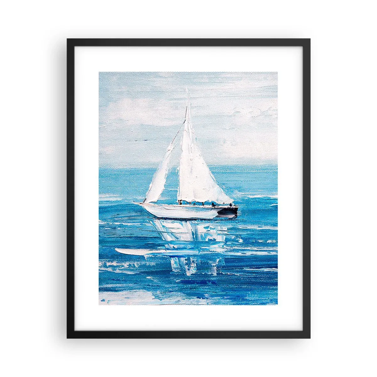 Poster în ramă neagră - Cu un prieten alături de tine - 40x50 cm