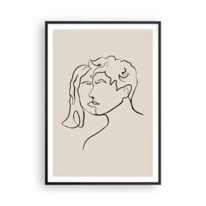 Poster în ramă neagră - Și unitatea s-a făcut - 70x100 cm