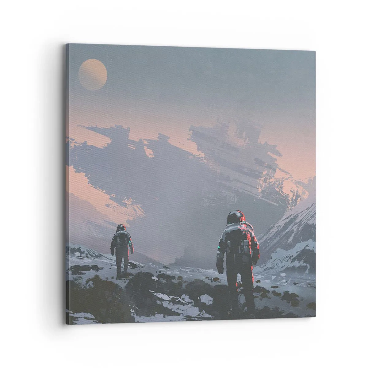 Tablou pe pânză - Sub o stea necunoscută - 70x70 cm