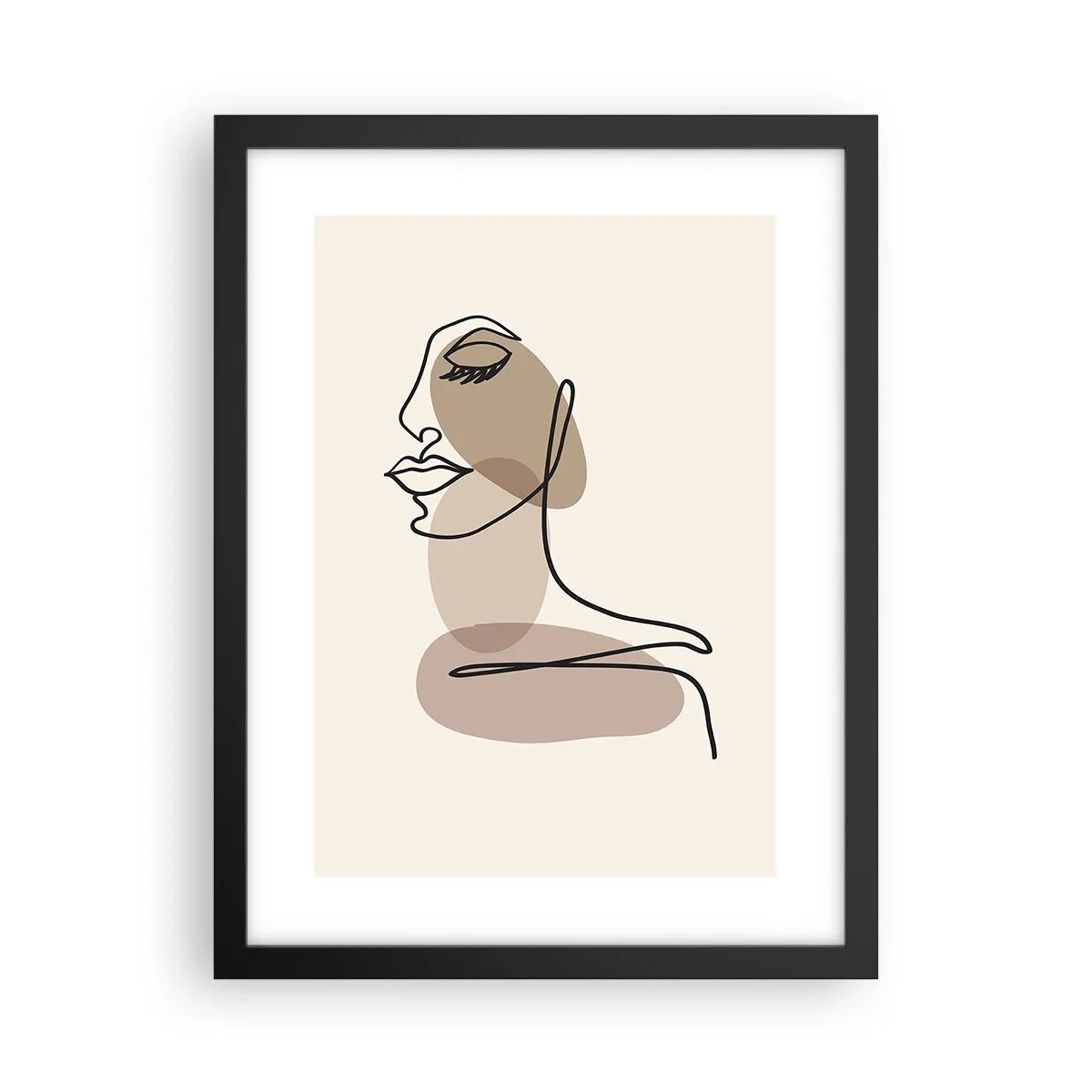 Poster în ramă neagră - Ascultându-se pe sine - 30x40 cm