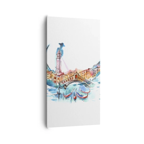 Tablou pe pânză - Croazieră prin oraș - 65x120 cm