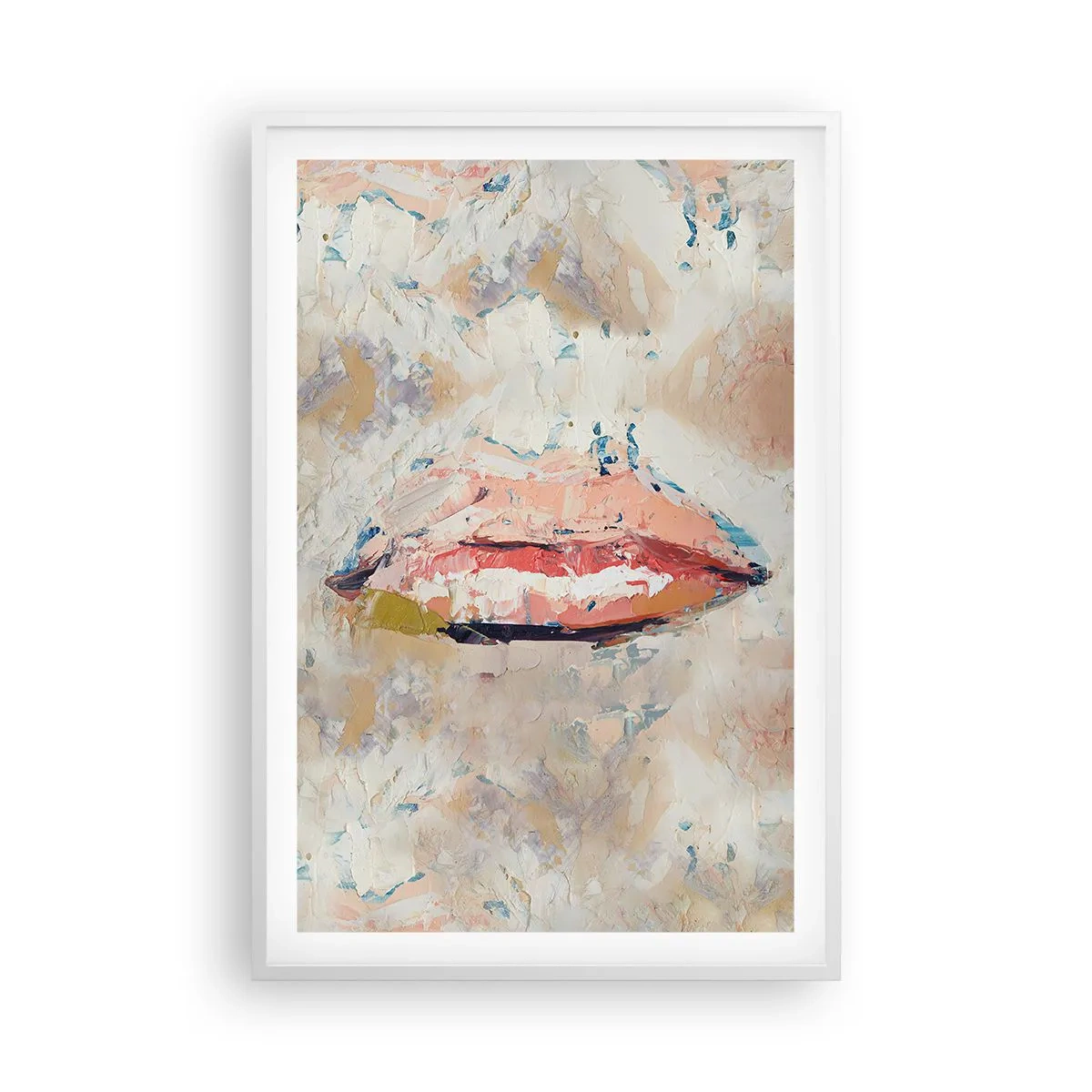 Poster în ramă albă - Trezește simțurile - 61x91 cm