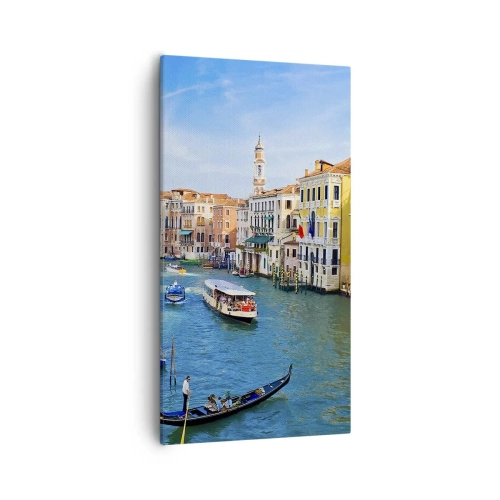 Tablou pe pânză - Traficul unic în lume - 55x100 cm