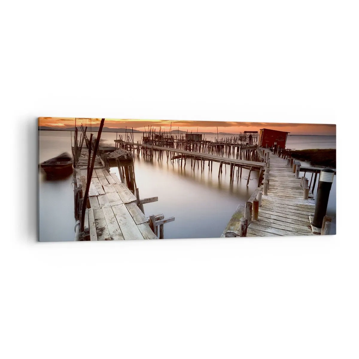 Tablou pe pânză - Autentic, nu o atracție turistică - 140x50 cm