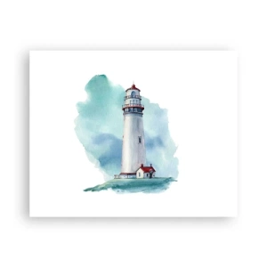 Poster - Sora blândă a albastrului - 50x40 cm