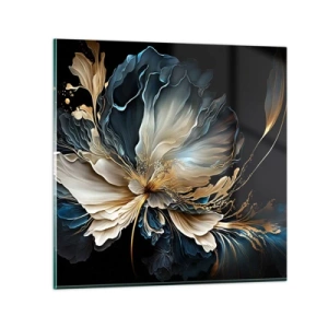 Tablou pe sticlă - Povestea unei flori de iubire - 60x60 cm