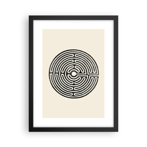 Poster în ramă neagră - Ordine secretă - 30x40 cm