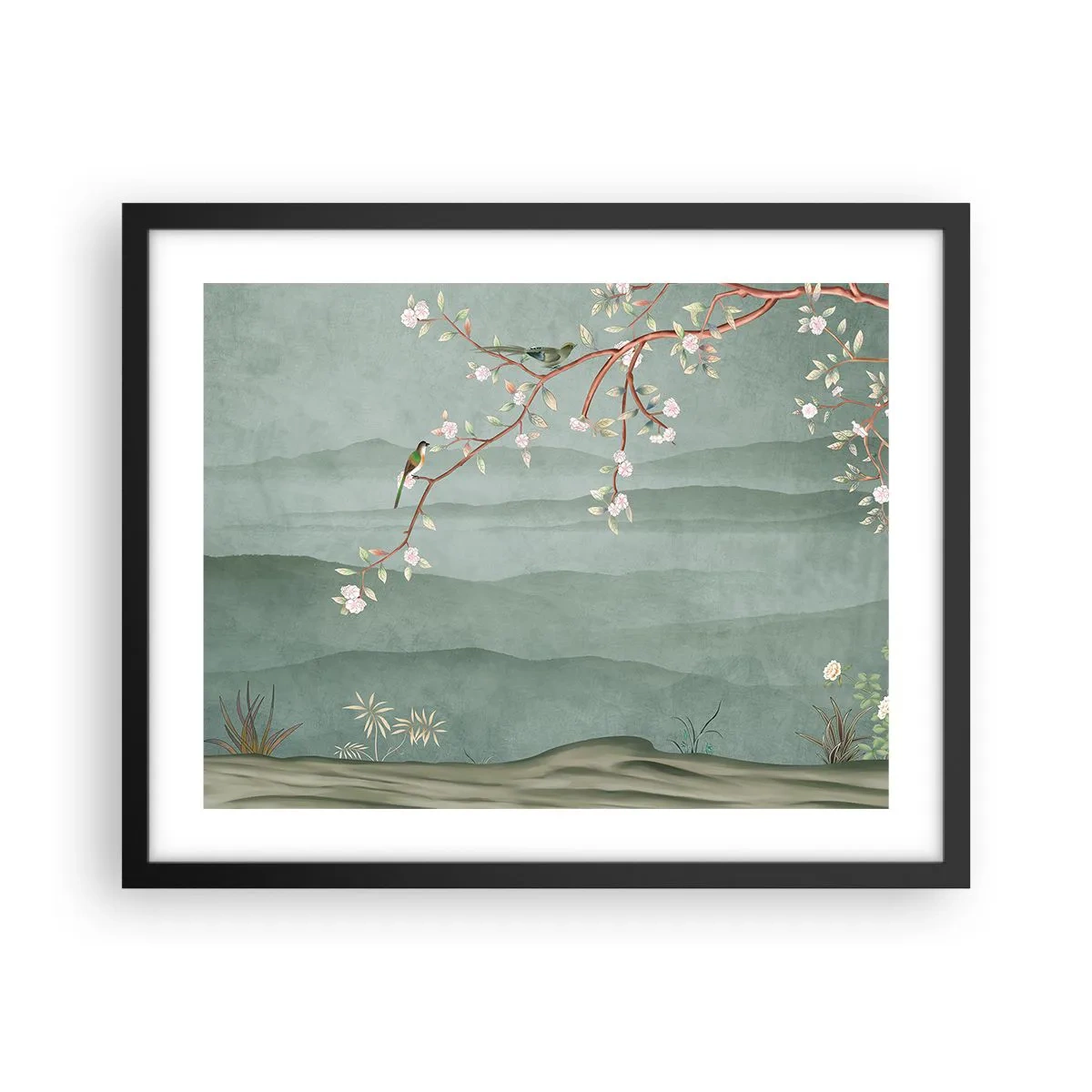 Poster în ramă neagră - Primăvara, ah, tu ești - 50x40 cm