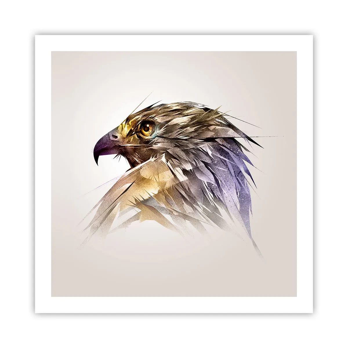 Poster - Portretul unui războinic - 60x60 cm