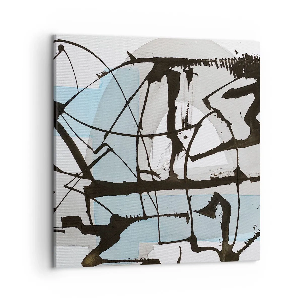 Tablou pe pânză - Cu toate acestea, albastru - 60x60 cm