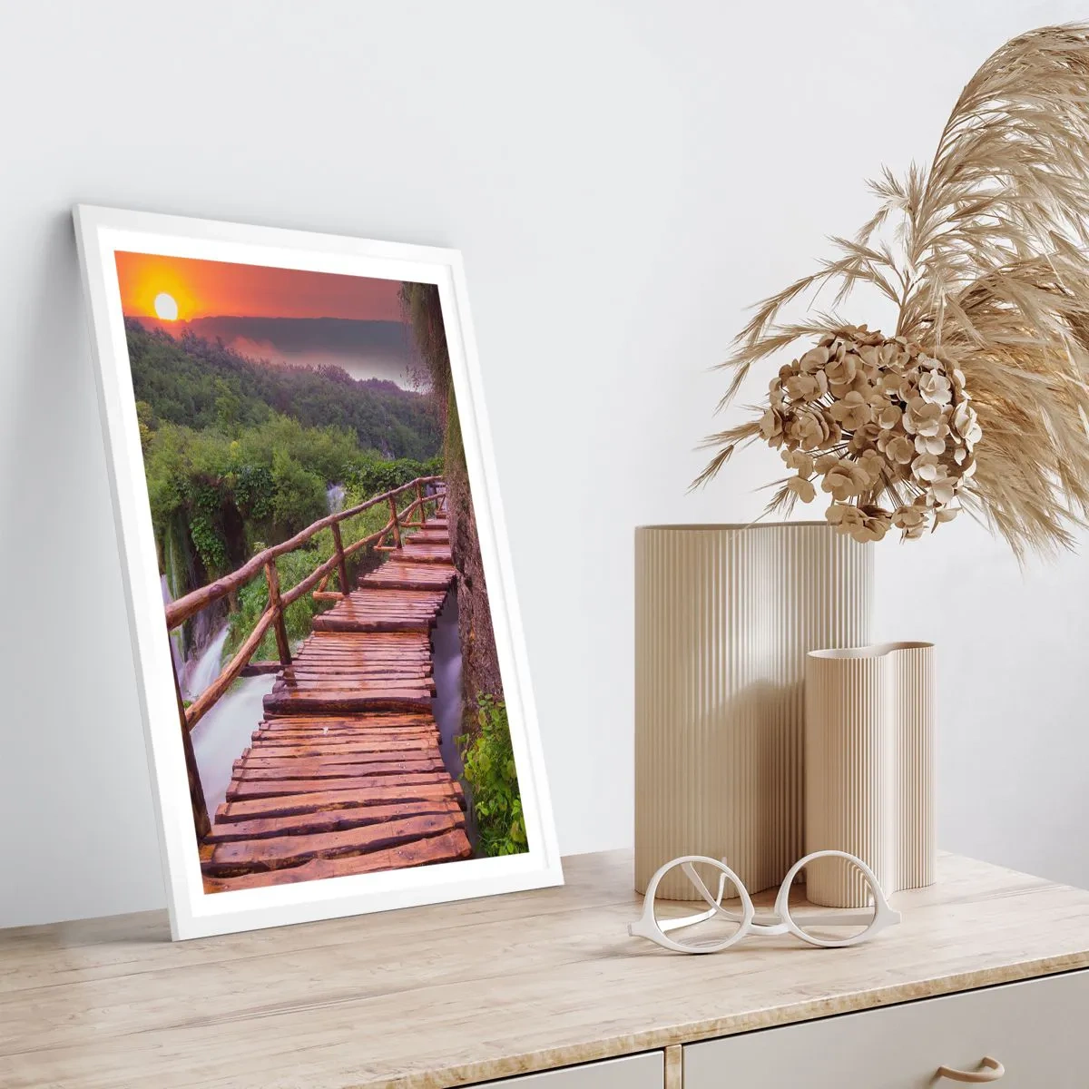 Poster în ramă albă - Frumusețe de necrezut - 70x100 cm