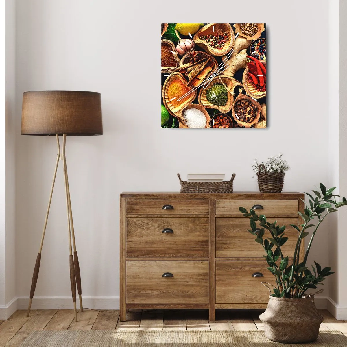 Ceas de perete - Ceas pe sticlă - Ia ce vrei - 40x40 cm