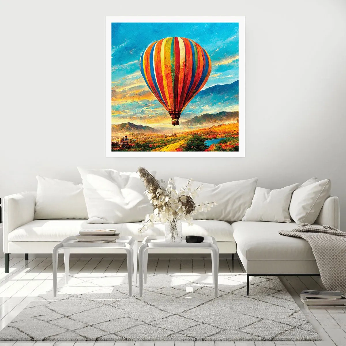 Poster - În liniște puteți vedea mai multe - 60x60 cm