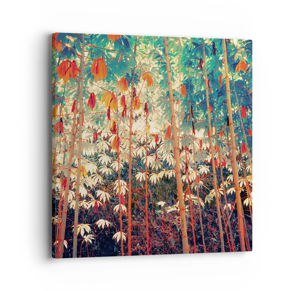 Tablou pe pânză - Viața secretă a frunzelor - 40x40 cm