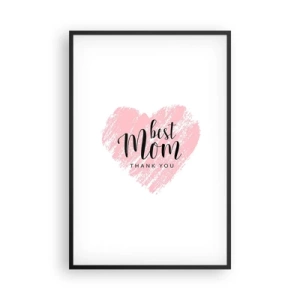 Poster în ramă neagră - Întotdeauna la momentul potrivit - 61x91 cm