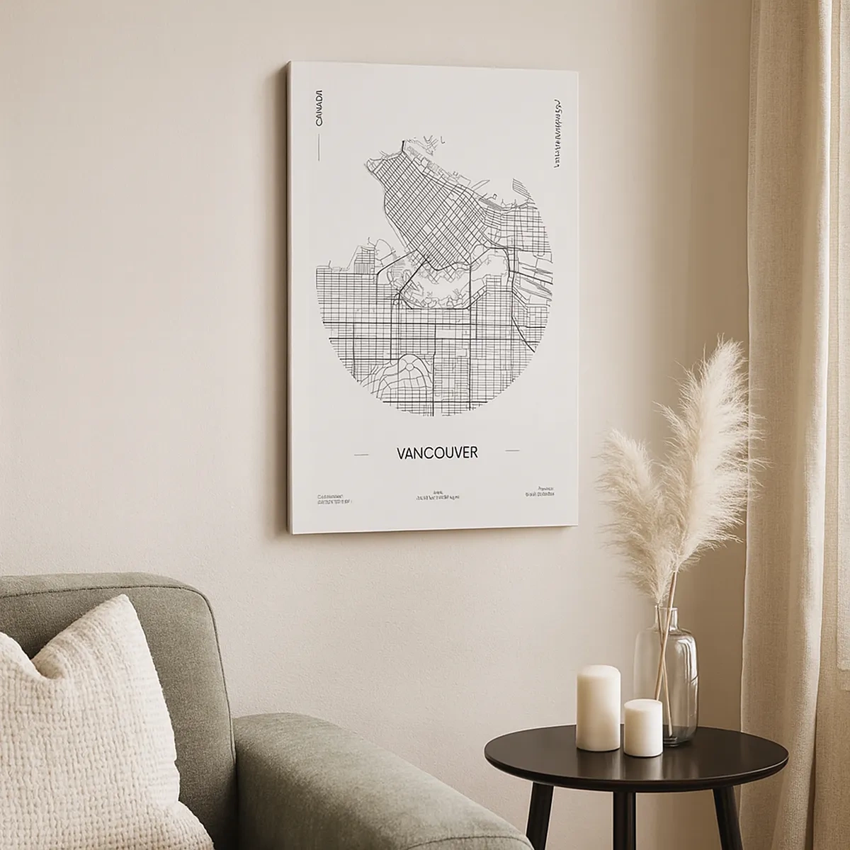 Tablou pe pânză - Anatomia Vacouverului - 50x70 cm