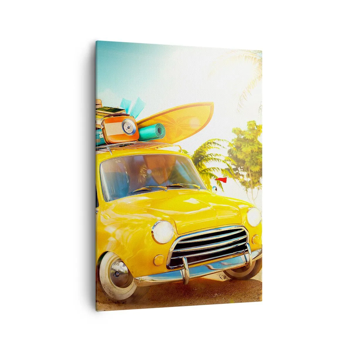 Tablou pe pânză - O călătorie pentru mai mult decât un zâmbet - 70x100 cm