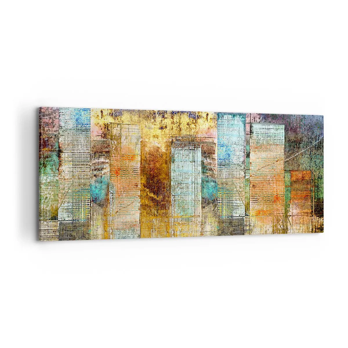 Tablou pe pânză - Metropola însorită - 100x40 cm