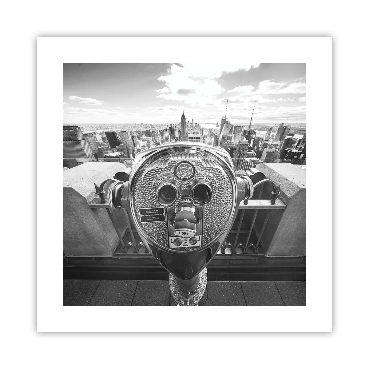 Poster - Orașul de deasupra orașelor - 40x40 cm