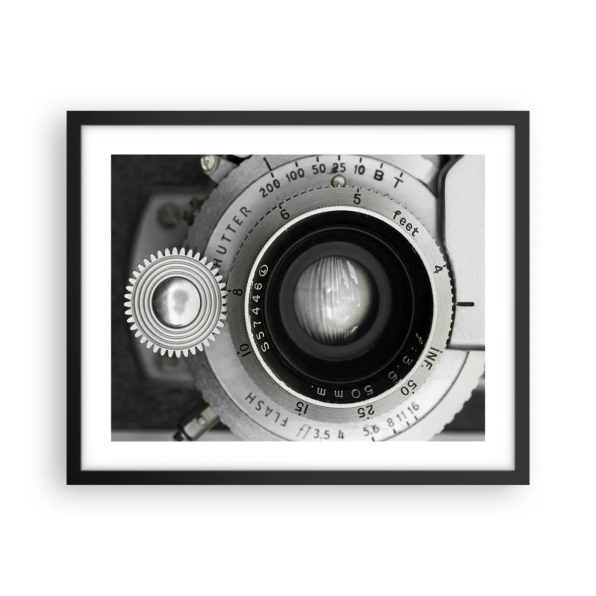 Poster în ramă neagră - Povestea de la Hollywood - 50x40 cm