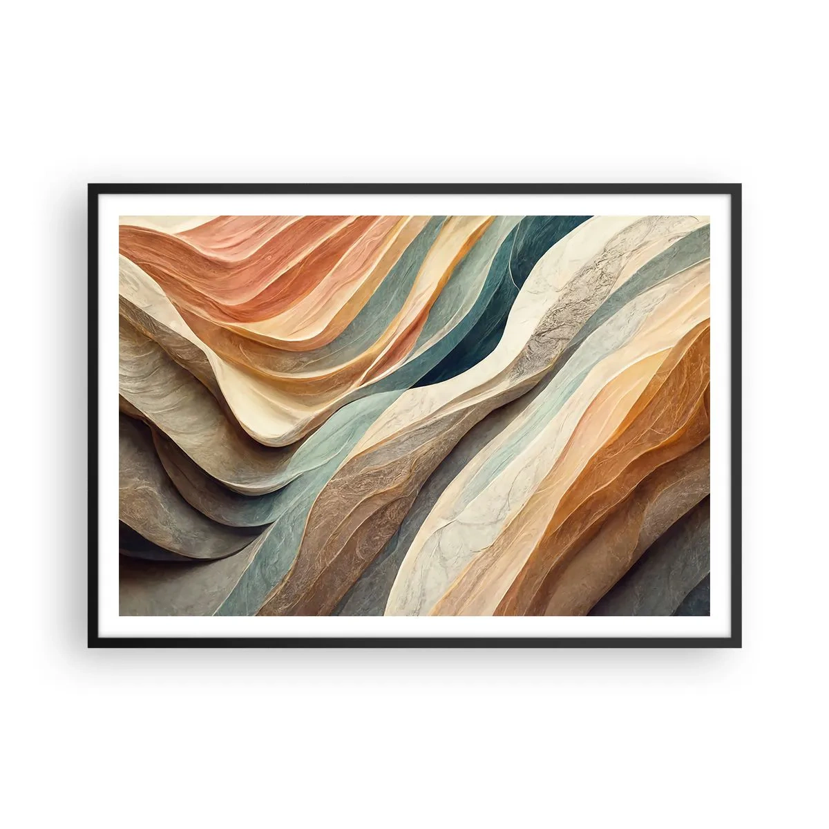 Poster în ramă neagră - Momentul dinaintea schimbării - 100x70 cm