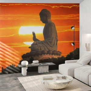Tapet Autoadeziv Deluxe Sticker - Fără frică de lume - Asia, Buddha, Cultură - 250x175 cm