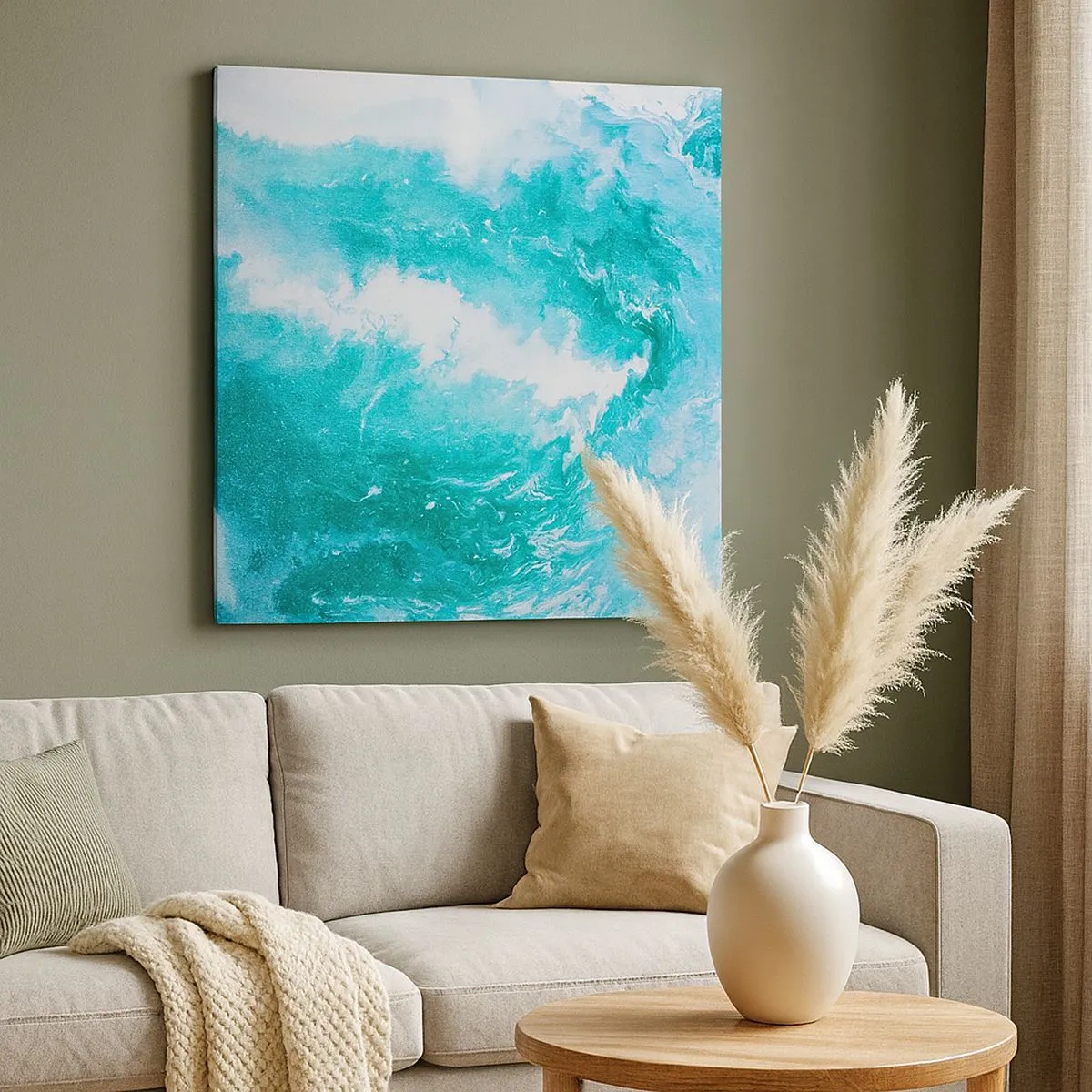 Tablou pe pânză - În nucleul elementului - 30x30 cm