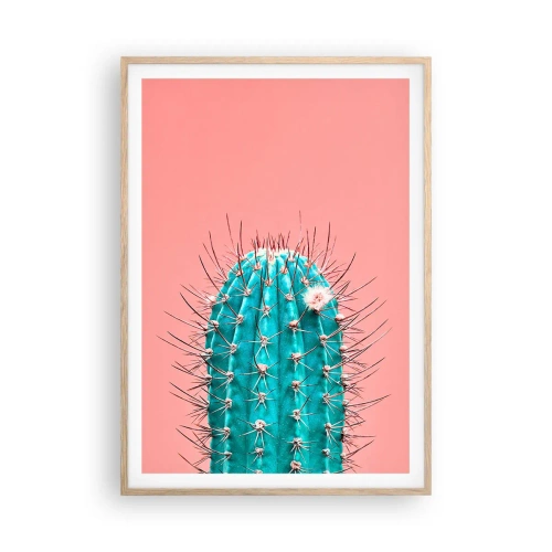 Poster în ramă de stejar deschis - Doar privește - 70x100 cm