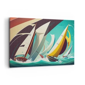 Tablou pe pânză - Voinici și învingători - 100x70 cm