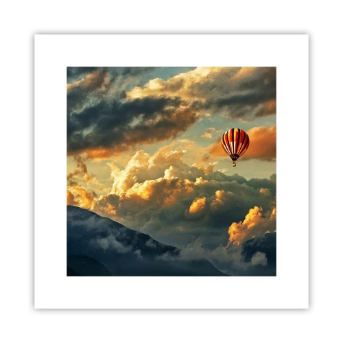 Poster - Zbor pentru că vreau - 30x30 cm