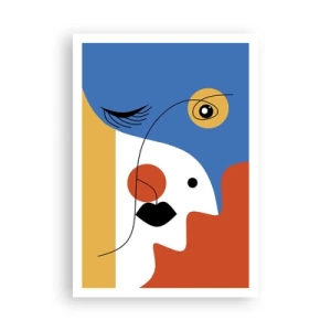 Poster - Portret deconstruit - 70x100 cm