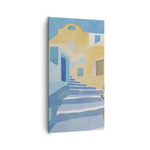 Tablou pe pânză - O zi într-un oraș arab - 65x120 cm