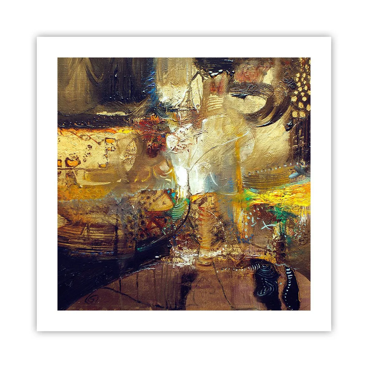 Poster - Rece, călduț, fierbinte - 50x50 cm