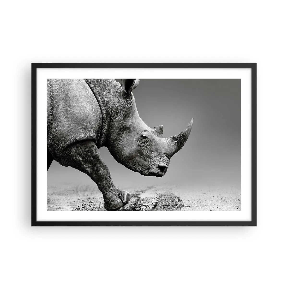 Poster în ramă neagră - O forță de neoprit - 70x50 cm