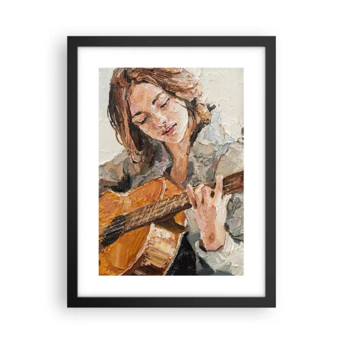 Poster în ramă neagră - Concert pentru chitară și inima unei fete - 30x40 cm