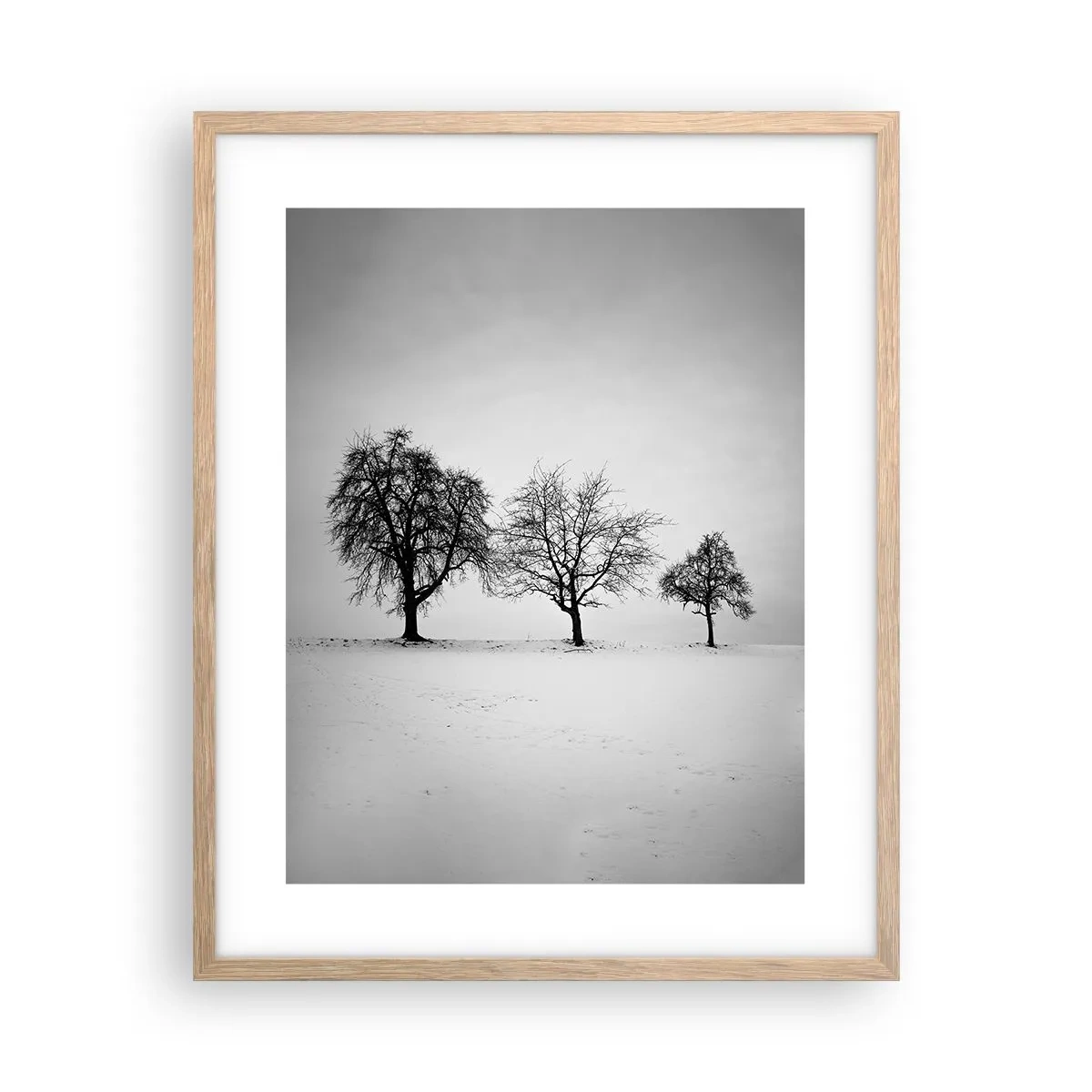Poster în ramă de stejar deschis - La ce visează? - 40x50 cm