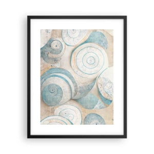 Poster în ramă neagră - Ce ascunde cochilia? - 40x50 cm