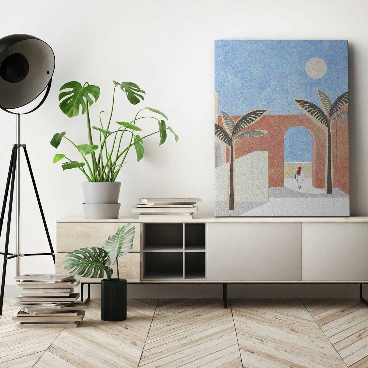 Tablou pe pânză - O zi arabă - 65x120 cm