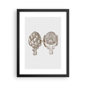 Poster în ramă neagră - Lecție de anatomie - 30x40 cm