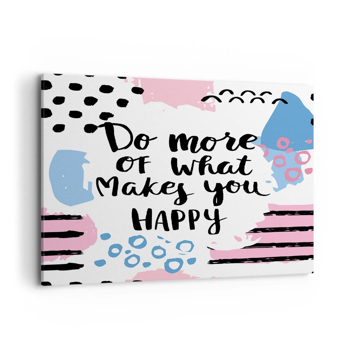Tablou pe pânză - Cum să fii fericit - 100x70 cm