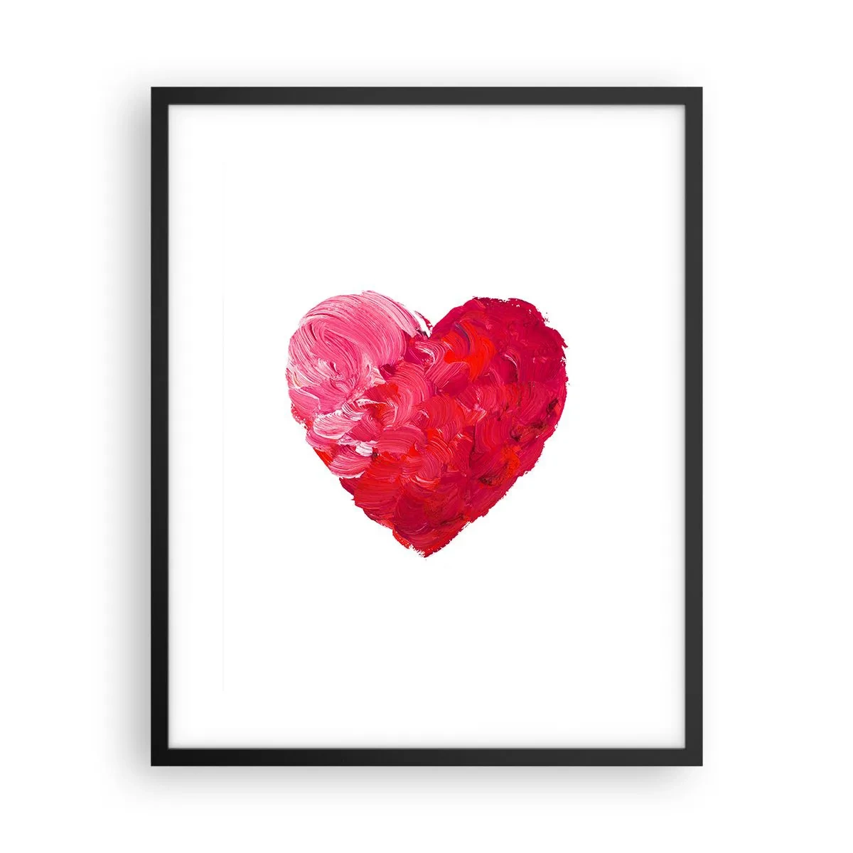 Poster în ramă neagră - All you need is love - 40x50 cm