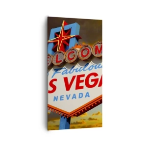 Tablou pe pânză - Pentru un zâmbet din partea destinului - 65x120 cm