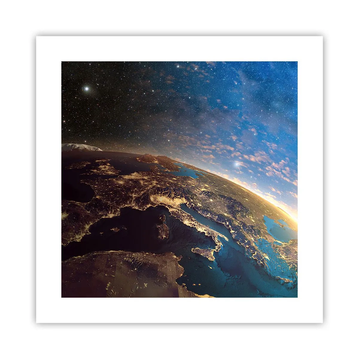 Poster - Să ne privim de la distanță - 40x40 cm