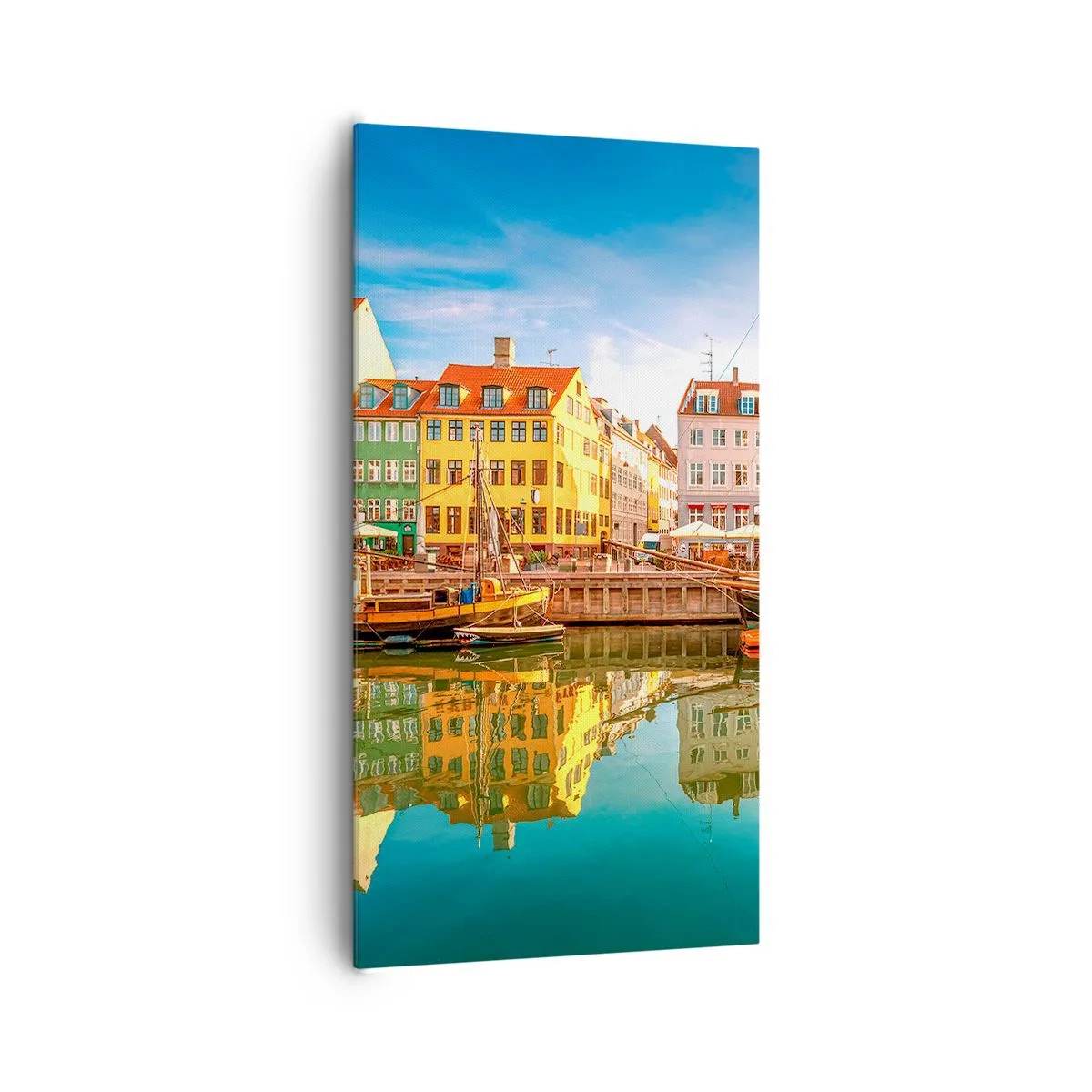 Tablou pe pânză - Spre o apă netedă ca o oglindă - 65x120 cm