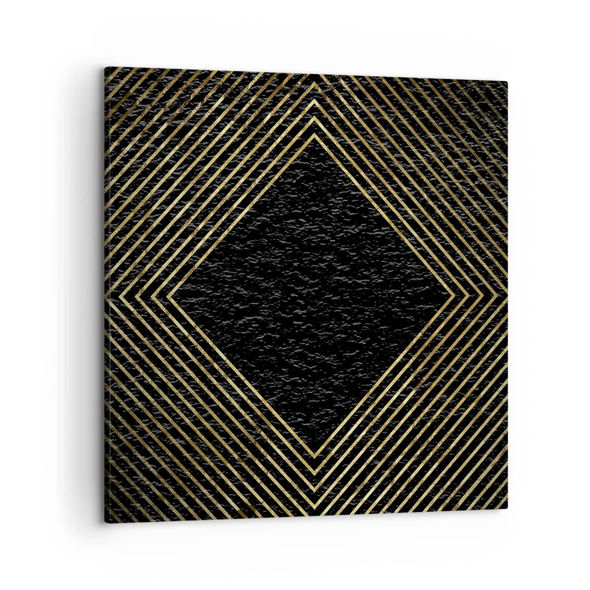 Tablou pe pânză - Geometrie în stil glamour - 50x50 cm