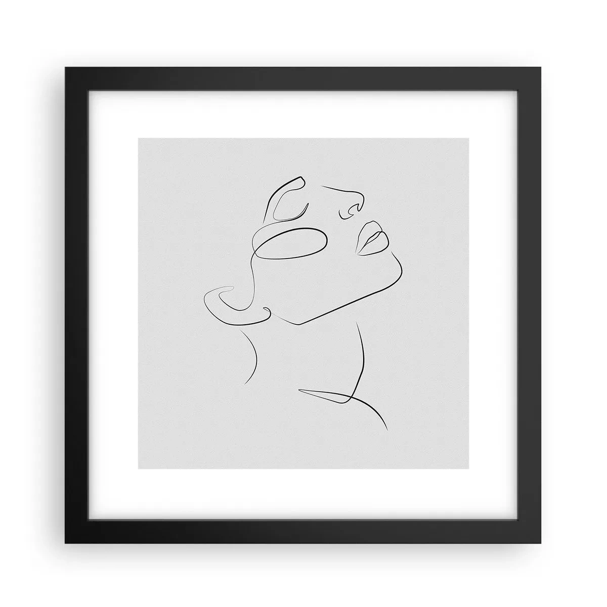Poster în ramă neagră - Meandrele unui vis - 30x30 cm