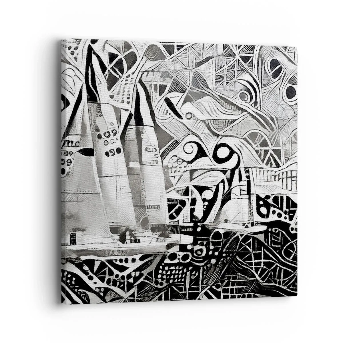 Tablou pe pânză - Între valuri - 40x40 cm