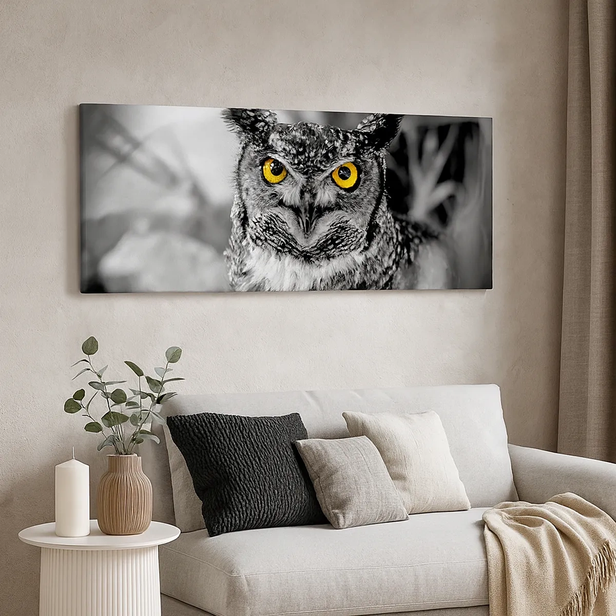 Tablou pe pânză - Nimic nu poate fi ascuns - 30x30 cm