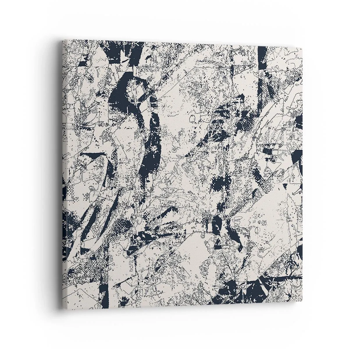 Tablou pe pânză - Întrepătrunderea contrariilor - 40x40 cm